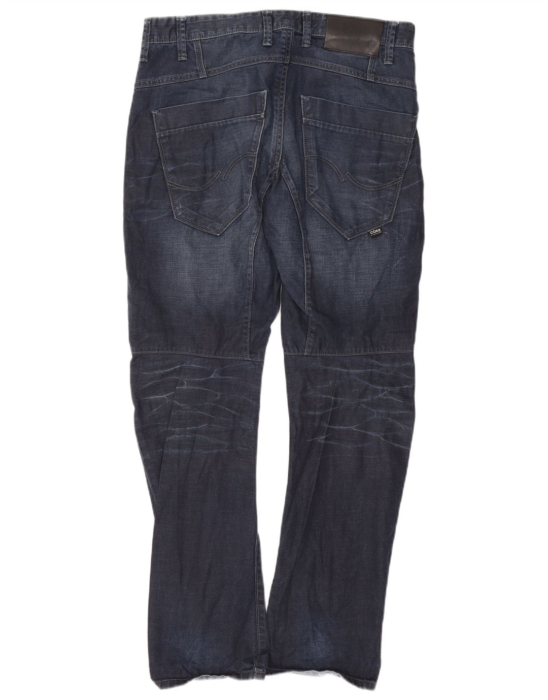 Jack & Jones Herre Stan Bootcut Jeans W34 L34 Marineblå Bomuld