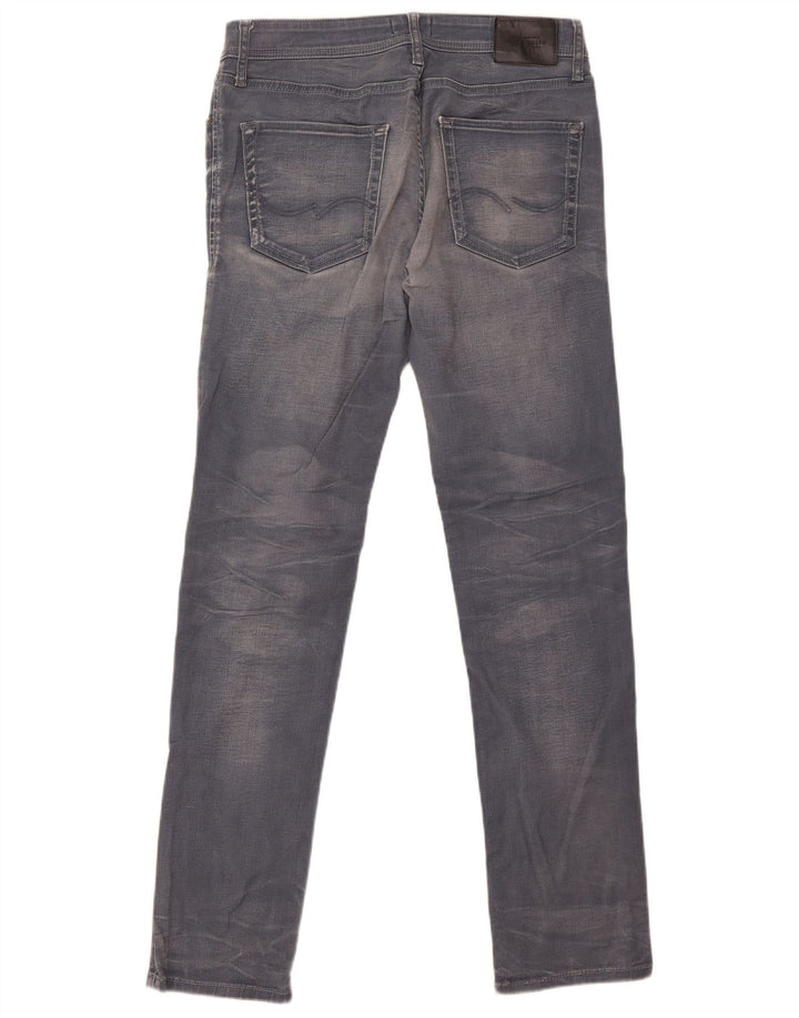Jack & Jones Herre Tim Slim Jeans W34 L34 Grå Bomuld