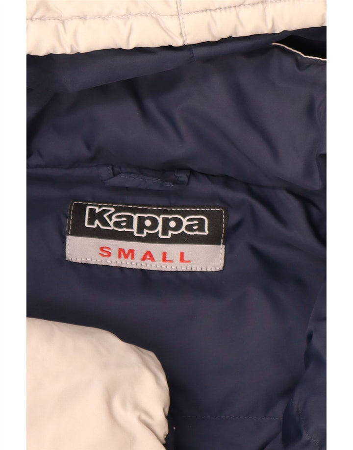 Kappa Herre hættepolstret jakke UK 36 Small Off White Polyamid