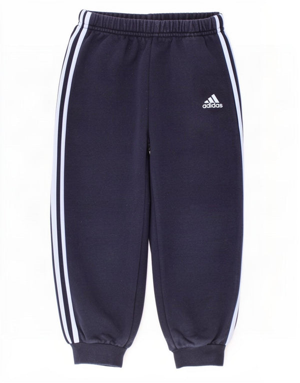 Adidas Drenge Træningsdragt Bukser Joggers 3-4 År Marineblå Bomuld