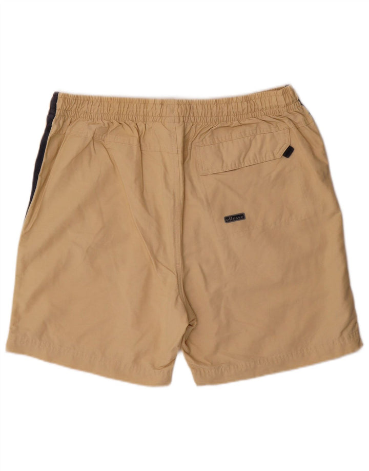 Ellesse Herre Sportshorts Store Beige Colourblock Bomuld
