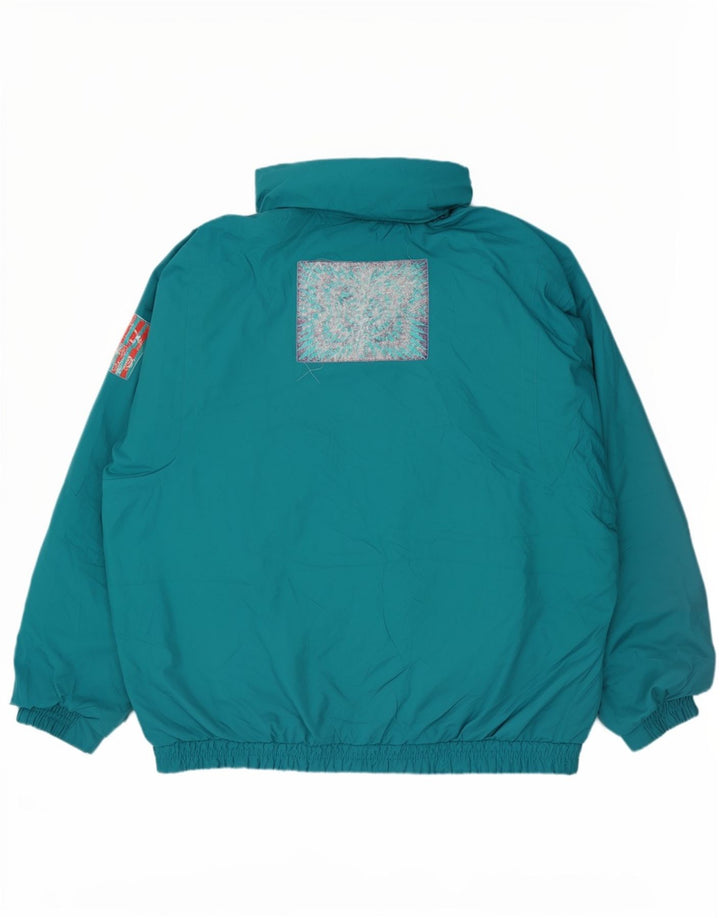 Sergio Tacchini Herre polstret skijakke UK 42 XL Grøn Polyester