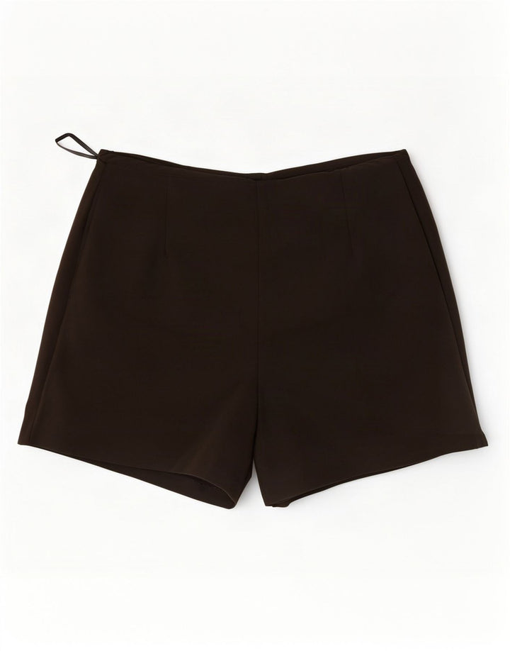 Zara Dame Højtalje Casual Shorts Medium W28 Brun