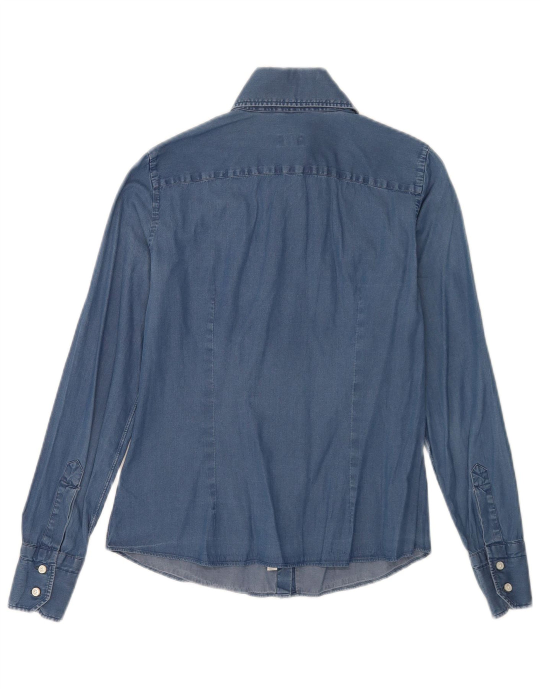 Barba Dame Denim Skjorte IT 42 Medium Blue Cotton