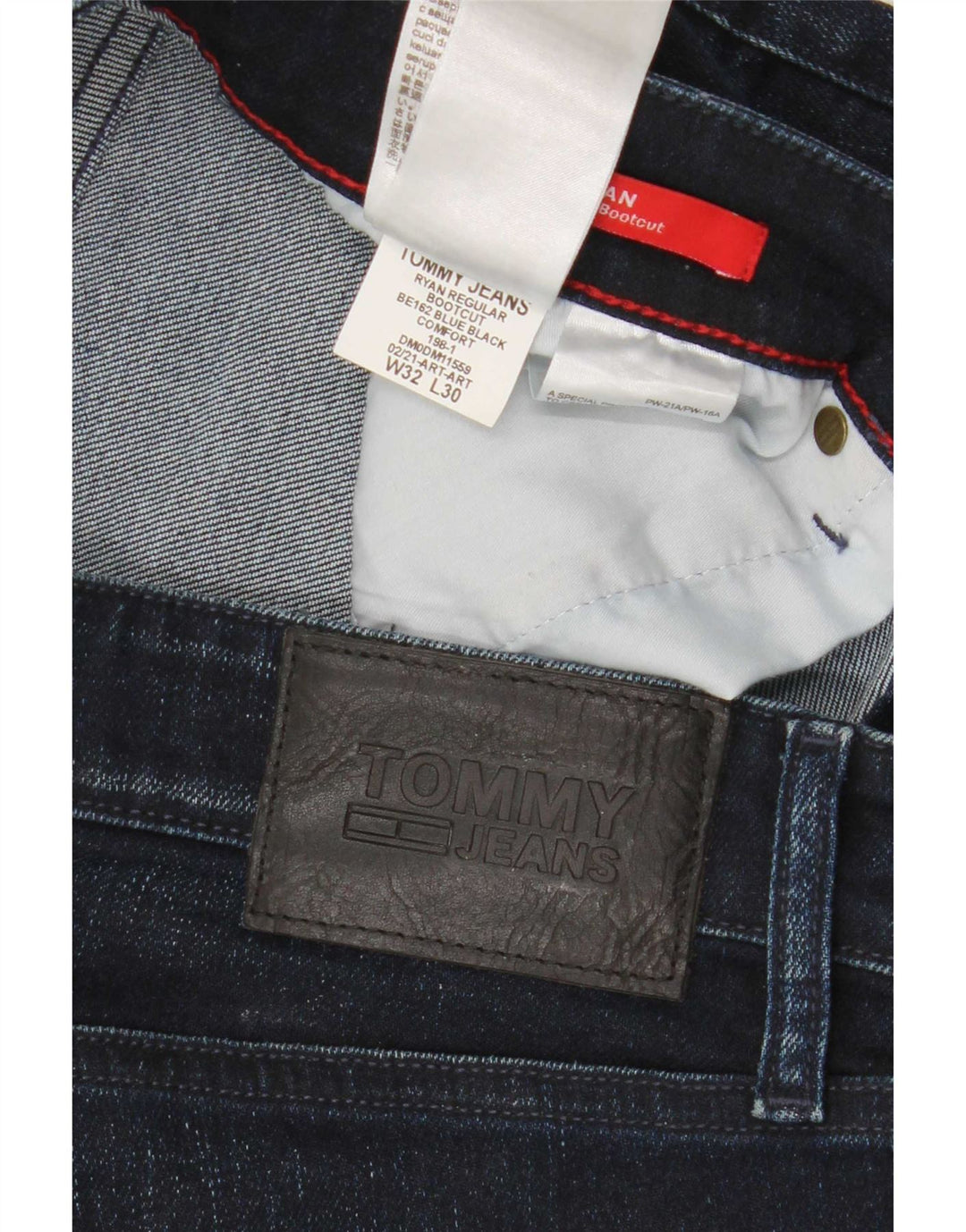 Tommy Hilfiger Herre Ryan Regular Bootcut Jeans W32 L27 Blå Bomuld