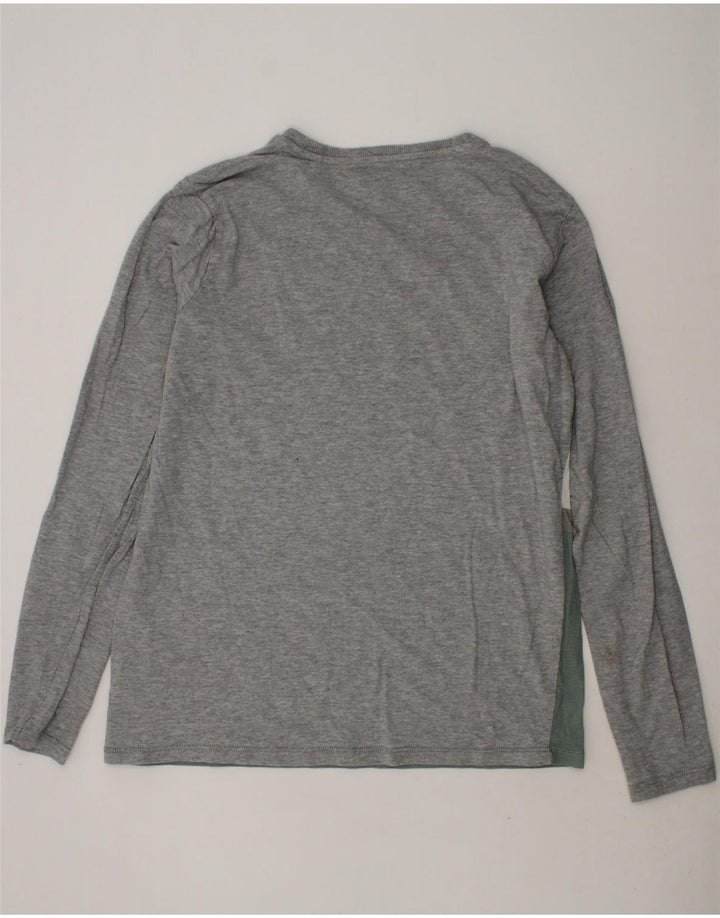 GUESS Boys Graphic Top Long Sleeve 13-14 Years  Grey Colourblock Cotton Vintage Guess and Second-Hand Guess from Messina Hembry 