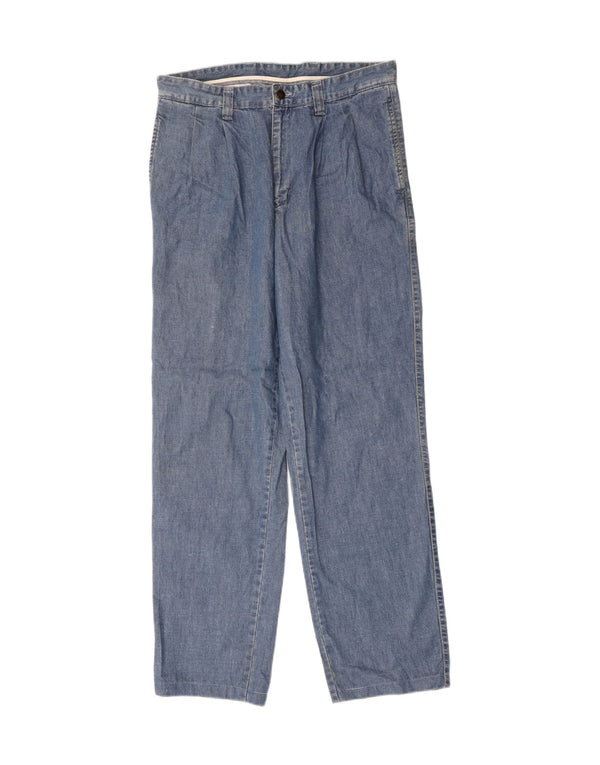 Vintage lige jeans til kvinder W33 L34 Blå