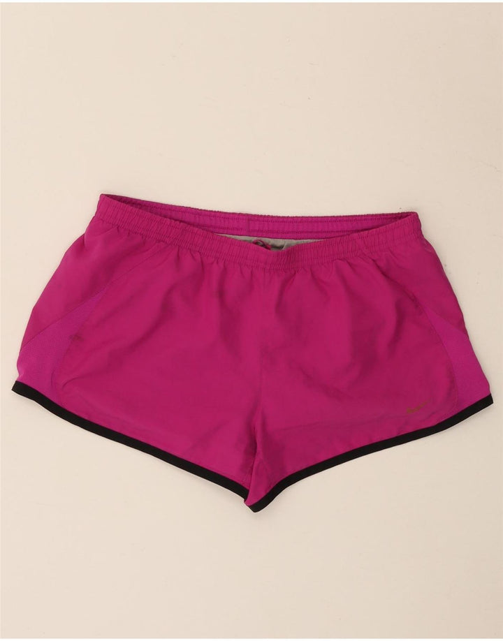 Nike sportsshorts til kvinder UK 12 Medium Lilla Polyester