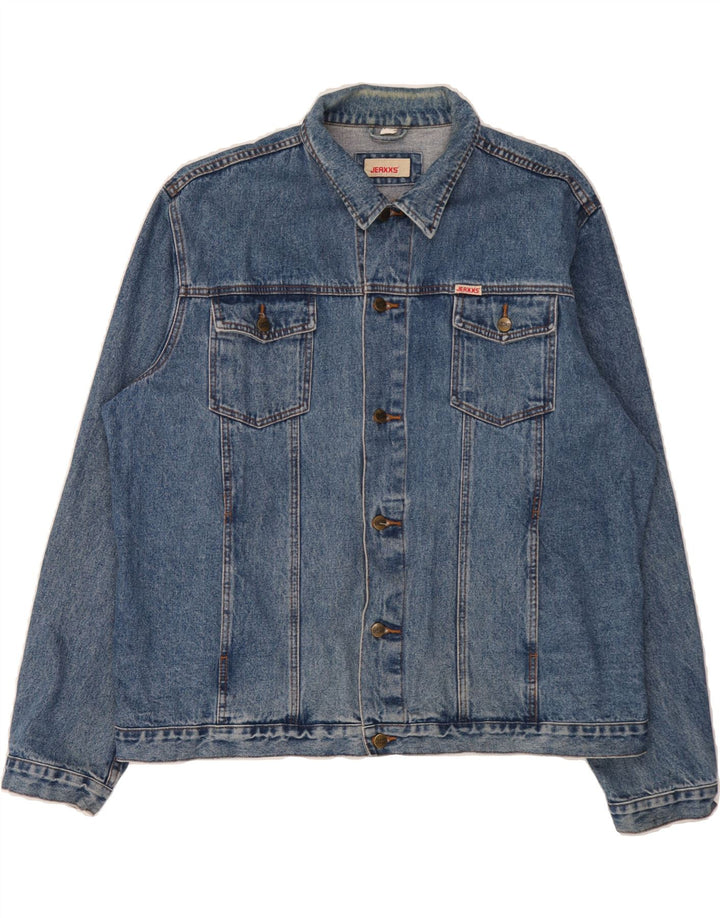 JEAXXS Denimjakke til mænd UK 46 3XL Blå