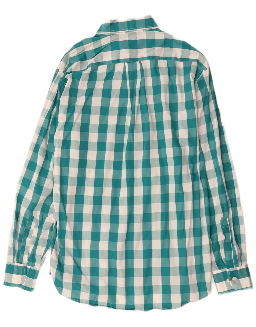 Enara Camicece Herreskjorte Medium Green Gingham Cotton