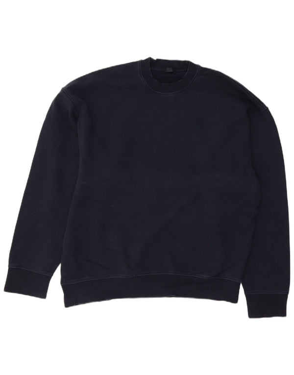 COS Sweatshirt til mænd Stor marineblå bomuld