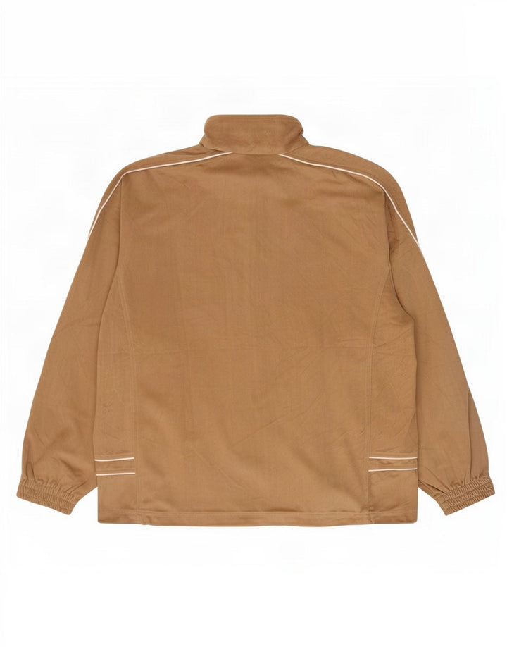 Diadora Herre Velour Træningsdragt Topjakke IT 56 2XL Beige Polyester