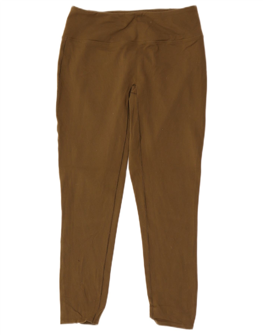 REEBOK Grafiske Leggings til kvinder UK 10 Small Khaki Nylon