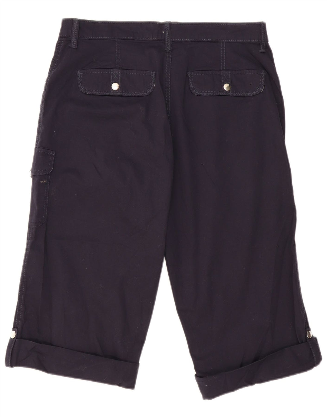 LEE Dame Cargo Bermuda Shorts US 14 XL W34 Marineblå Bomuld