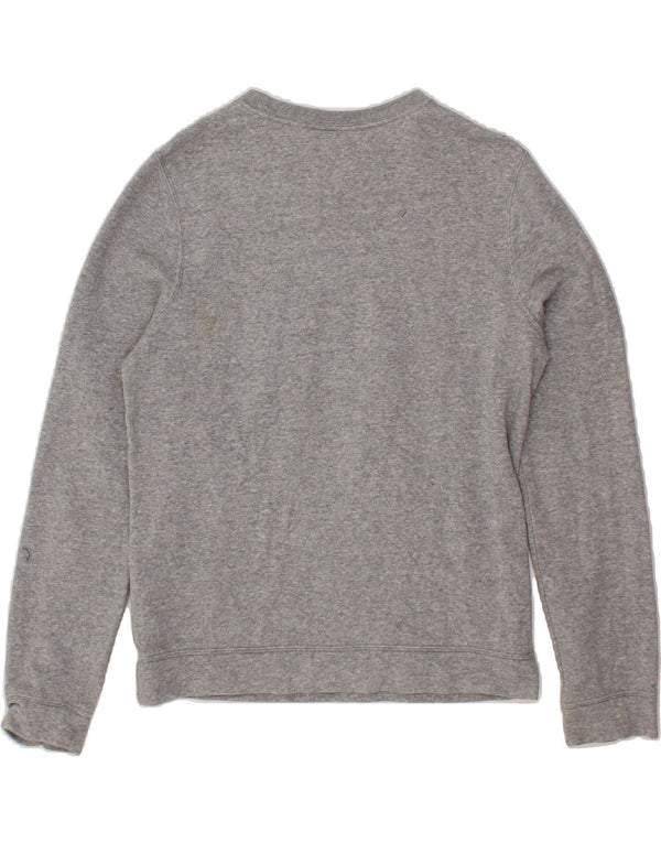 NIKE grafisk sweatshirt til drenge 13-14 år XL grå bomuld