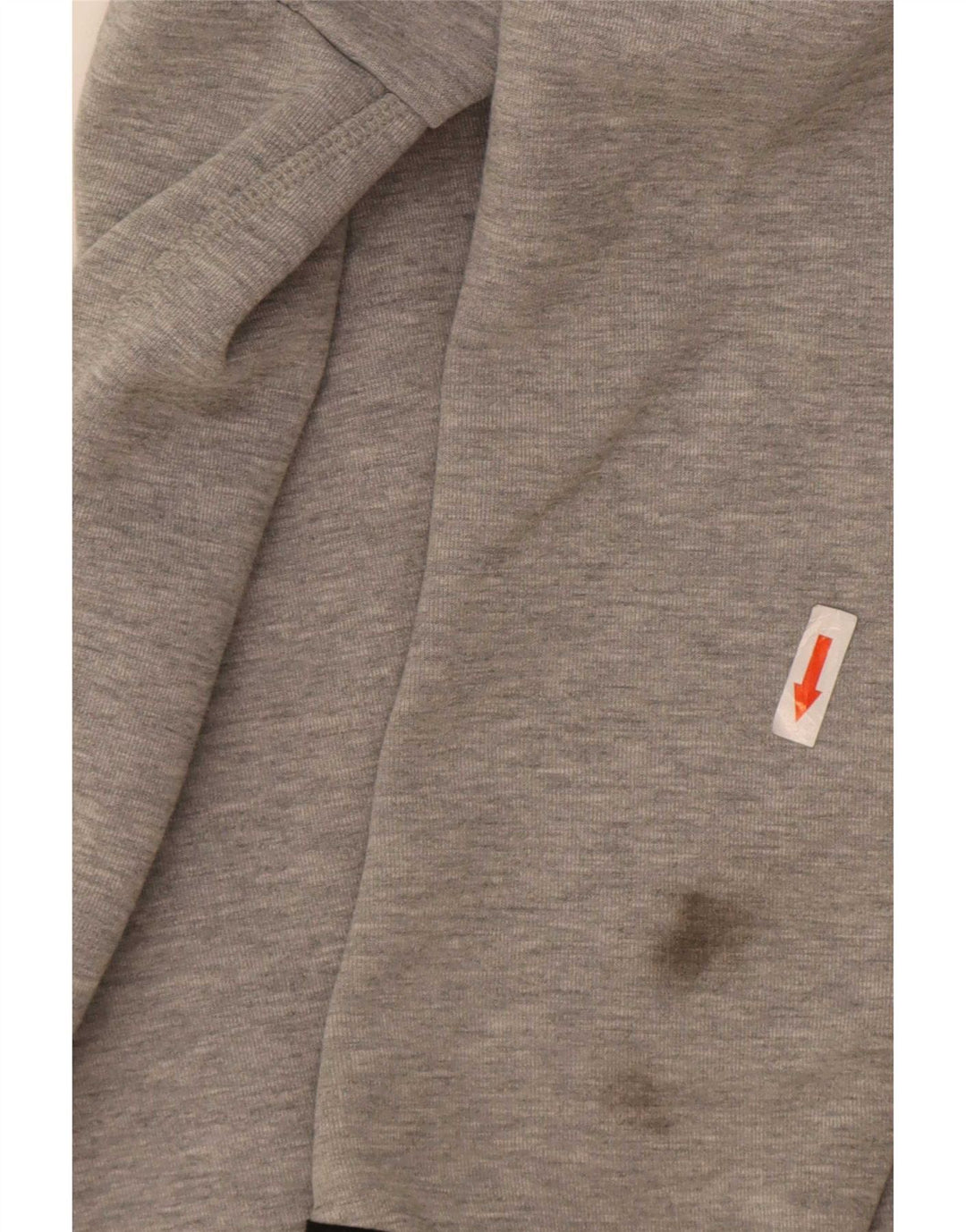 Nike hættetrøje med lynlås til mænd Stor grå flækket bomuld
