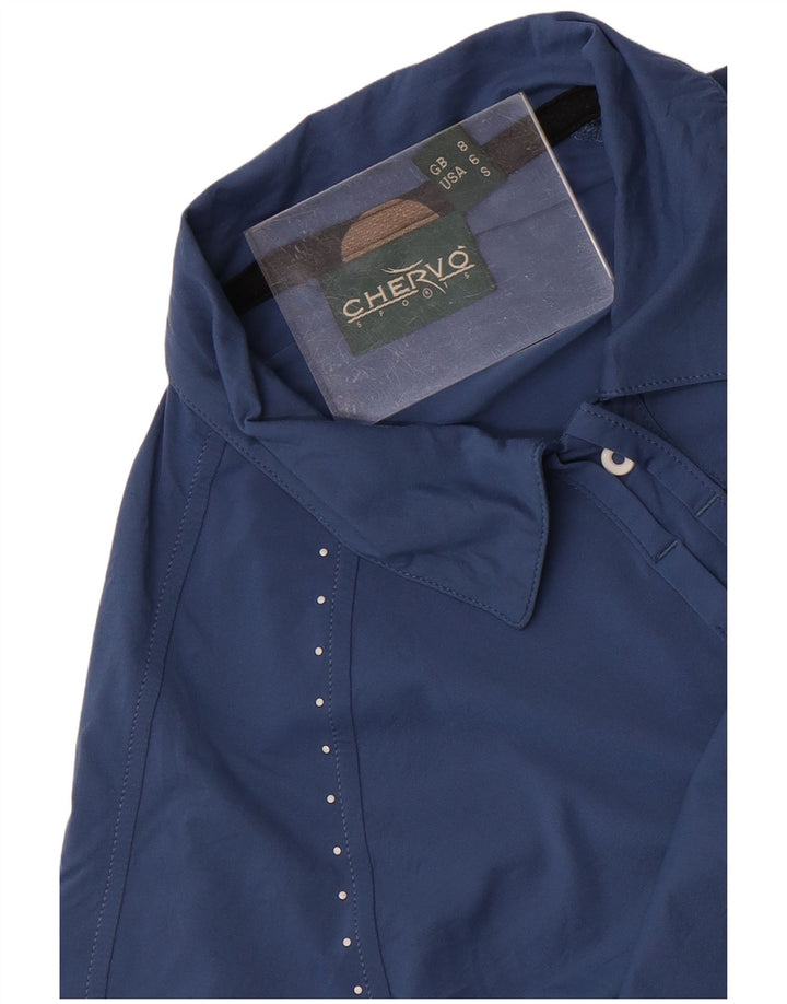 Chervo Dame polo shirt UK 8 Small Blue