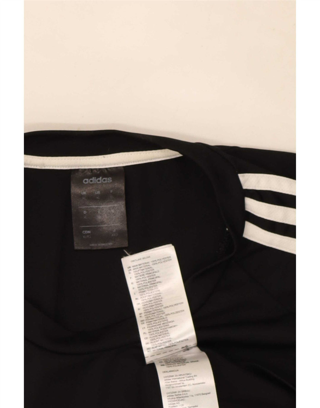 Adidas Herre Climalite T-Shirt Top XL Sort Polyester