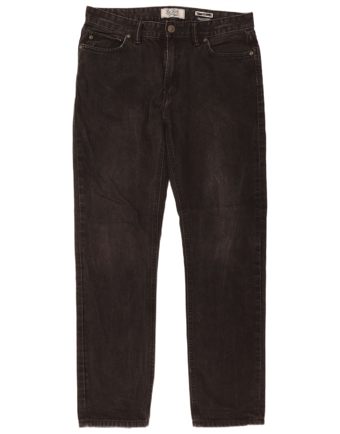 Fat Face Dame Slim Jeans W34 L31 Sort Bomuld