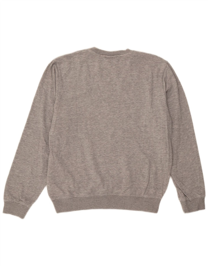Kappa sweatshirt til mænd mellem grå flækket bomuld