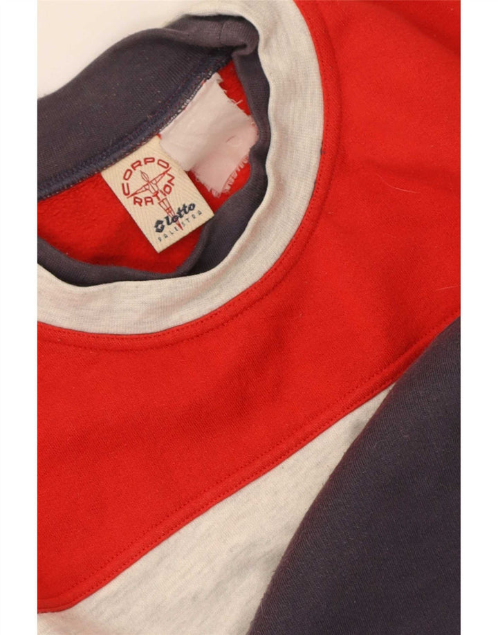 Lotto Herre Grafisk Sweatshirt Jumper Stor Flerfarvet Colourblock