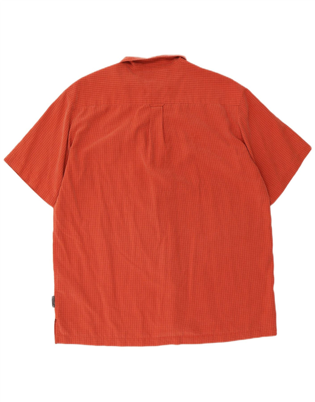 Columbia Herre Titanium Kortærmet Shirt XL Orange Gingham Modal