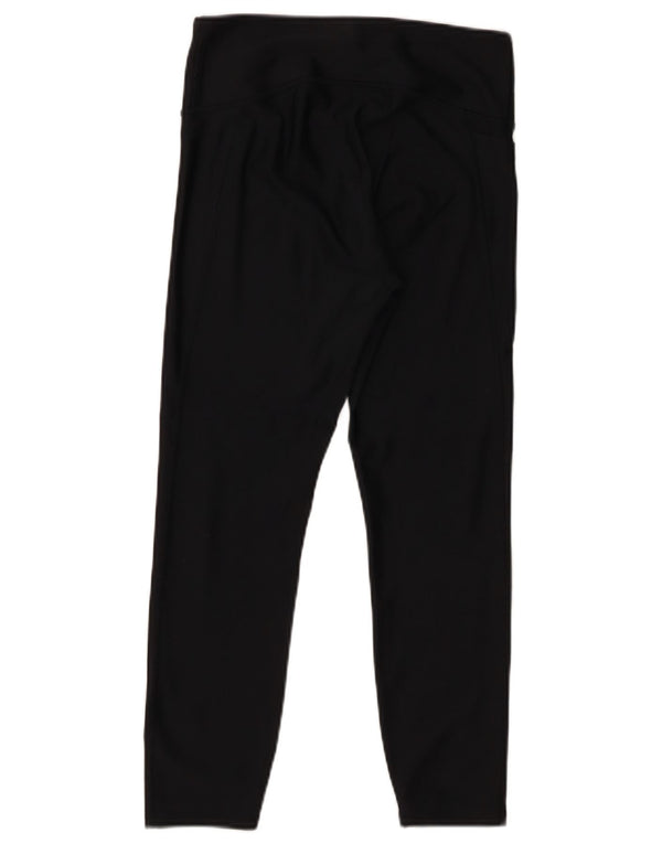 Under Armour Womens Compression Crop Leggings UK 14 Medium Black