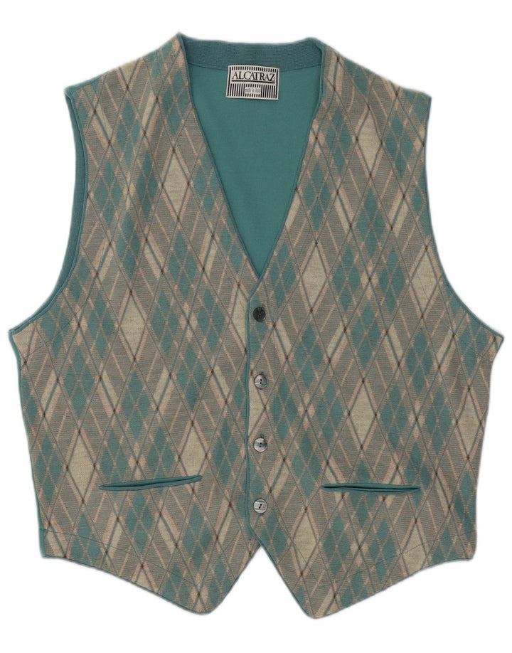 Alcatraz herrevest Medium Blue Argyle/Diamond Acryl