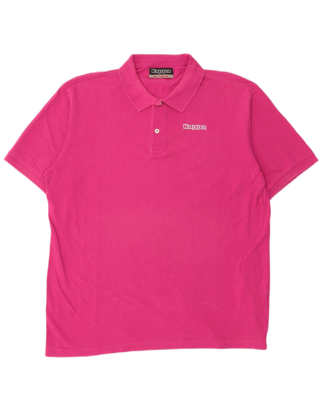 Kappa herre poloshirt XL Pink bomuld