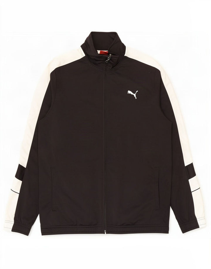 Puma Træningsdragt til mænd Topjakke Medium Sort Colourblock