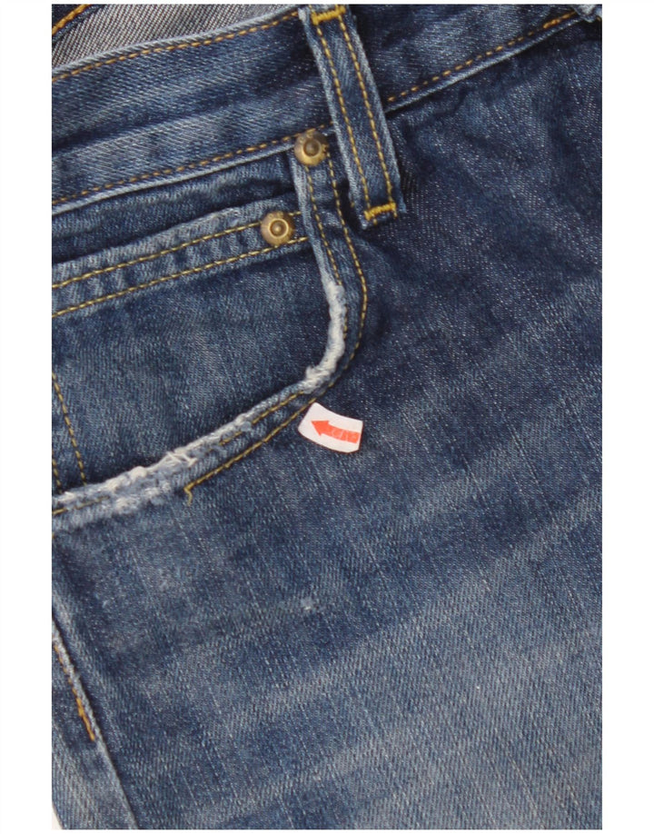 LEE Herre Knox Straight Jeans W32 L34 Marineblå Bomuld