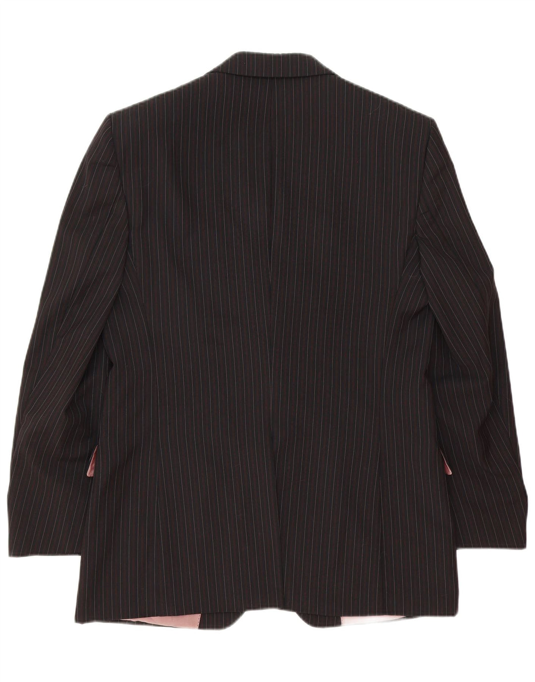 Hugo Boss Herre 3-knaps blazerjakke IT 52 XL Sort nålestribet uld klassisk