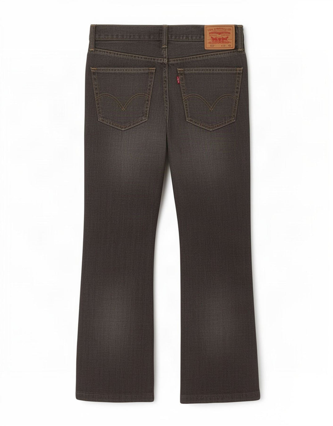 Levi's Herre 527 Bootcut Jeans W32 L27 Grå bomuld