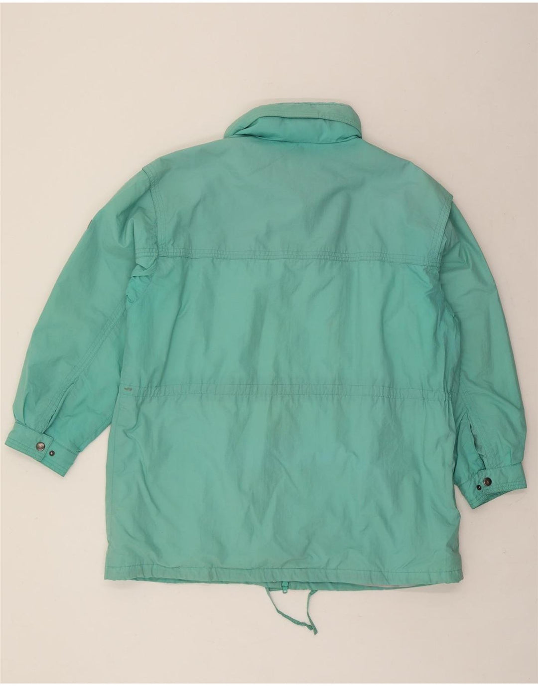 SAN FELICE Womens Windbreaker Jacket US 18 2XL Turquoise Polyamide Vintage San Felice and Second-Hand San Felice from Messina Hembry 