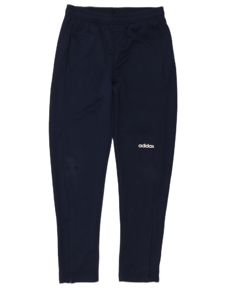 Adidas drenge Climalite træningsdragt bukser 11-12 år marineblå polyester