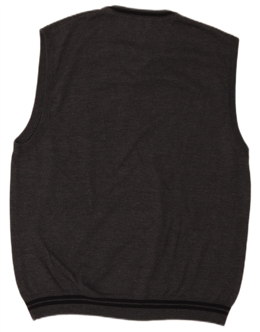 VINTAGE Vest Tank Top Stor Grå Polyacryl