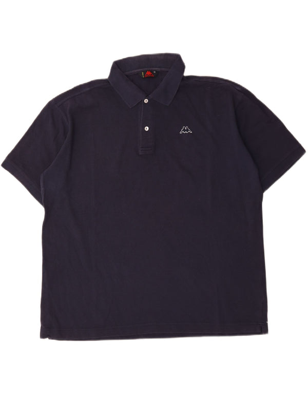 Kappa herre poloshirt XL marineblå bomuld