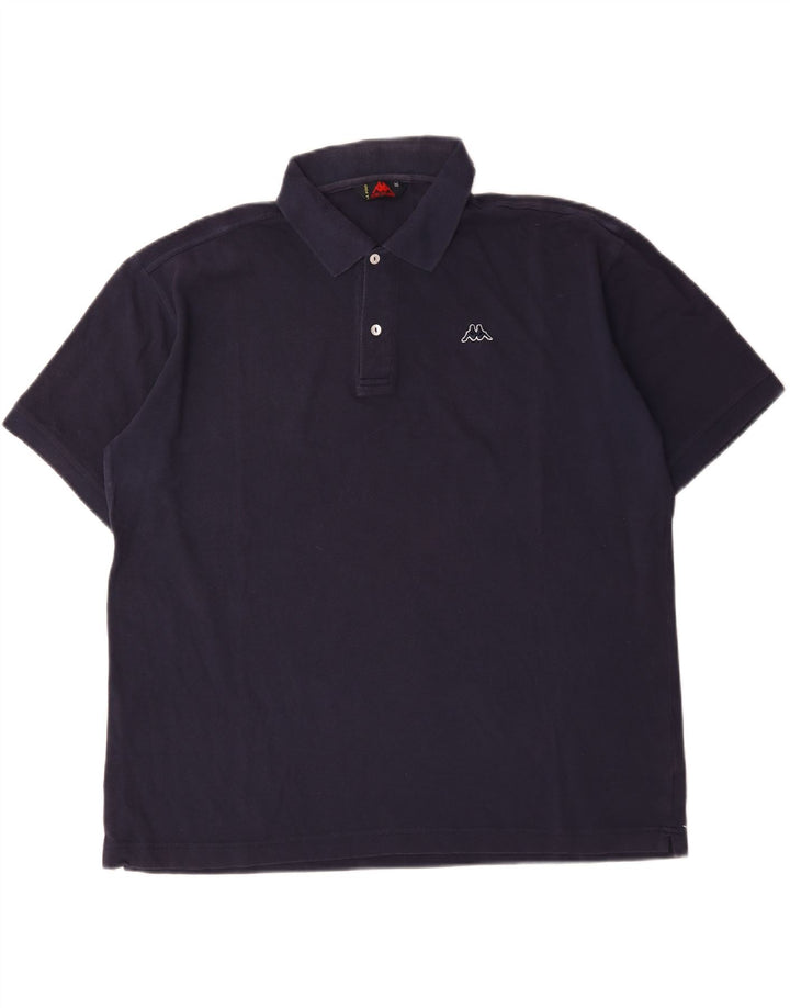 Kappa herre poloshirt XL marineblå bomuld