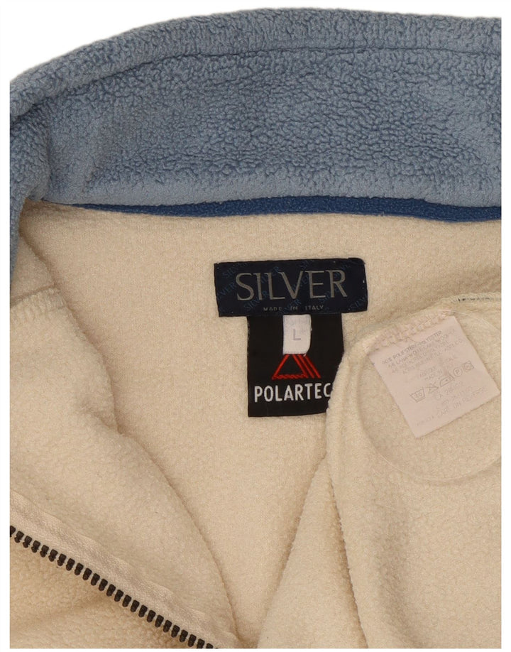 POLARTEC Dame Fleece Jumper med lynlås DK 16 Stor hvid polyester