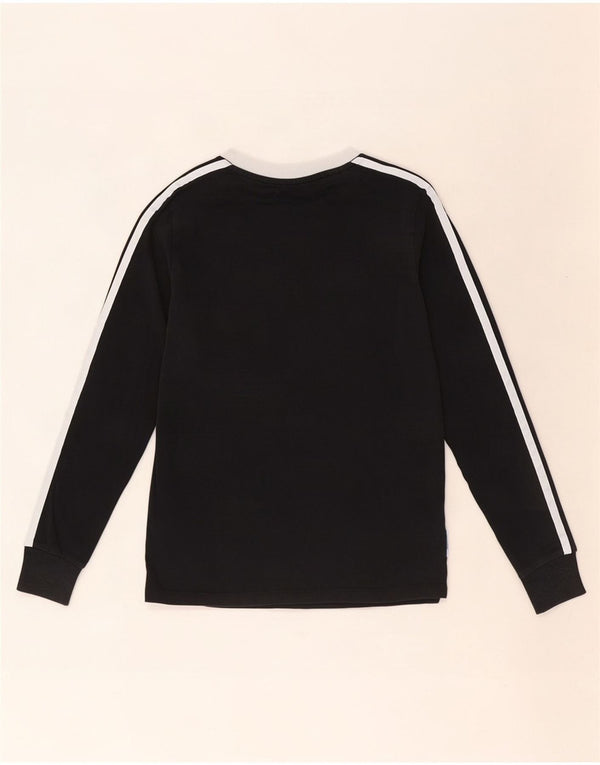 Adidas Womens Top Long Sleeve UK 4 XS Black