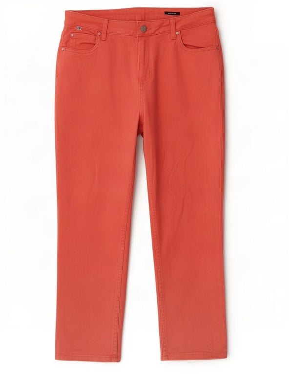 Crew Clothing Womens Cropped Jeans UK 12 Medium W30 L23 Red Bomuld