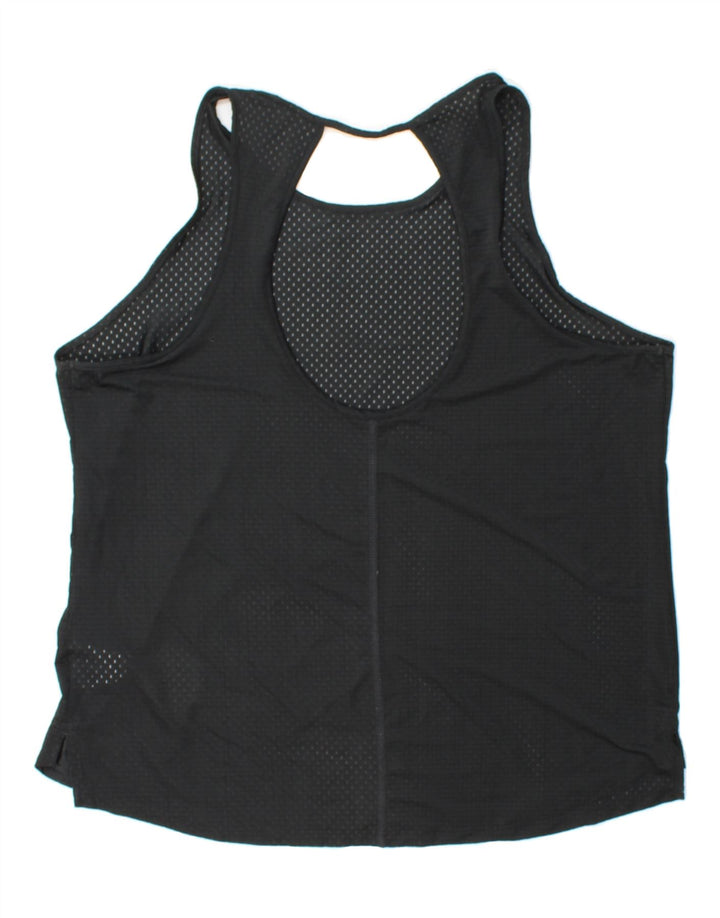 NIKE Womens Dri Fit Vest Top UK 16 Large Black Polyester Vintage Nike and Second-Hand Nike from Messina Hembry 