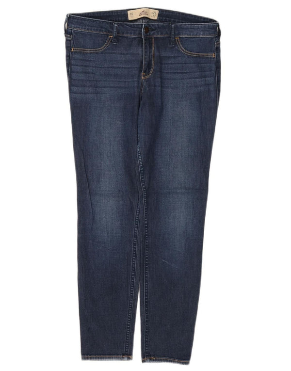 HOLLISTER Dame Legging Jeans US 9 Medium W29 L27 Blå Bomuld