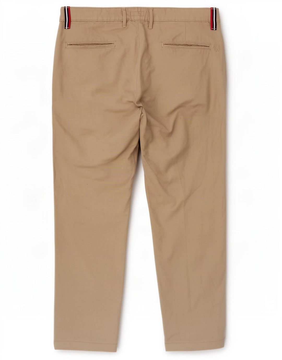Fred Perry Womens Cropped Trousers W31 L25 Beige Bomuld