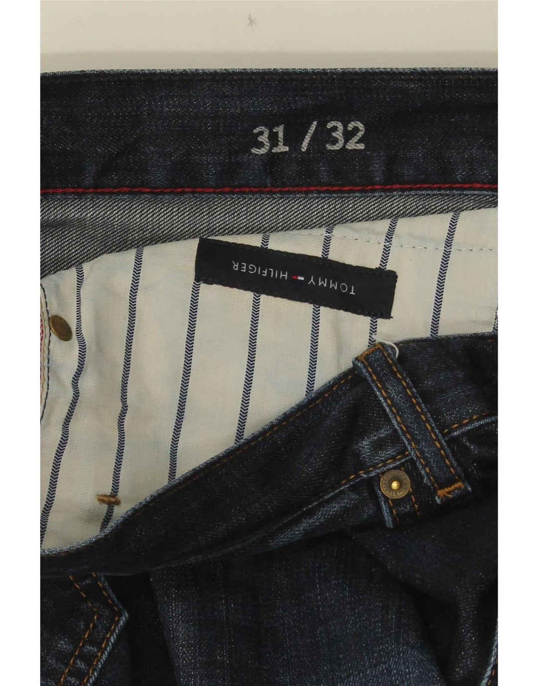 Tommy Hilfiger Straight Jeans til mænd W31 L29 Marineblå