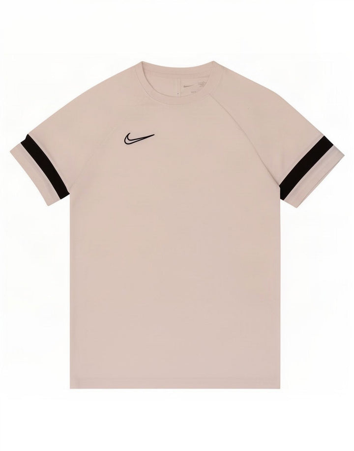 Nike Herre Dri Fit T-shirt Top Stor hvid Colourblock Polyester