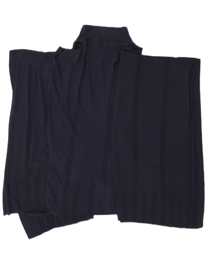 Marks & Spencer Dame Poncho Jumper One Size Marineblå Viscose