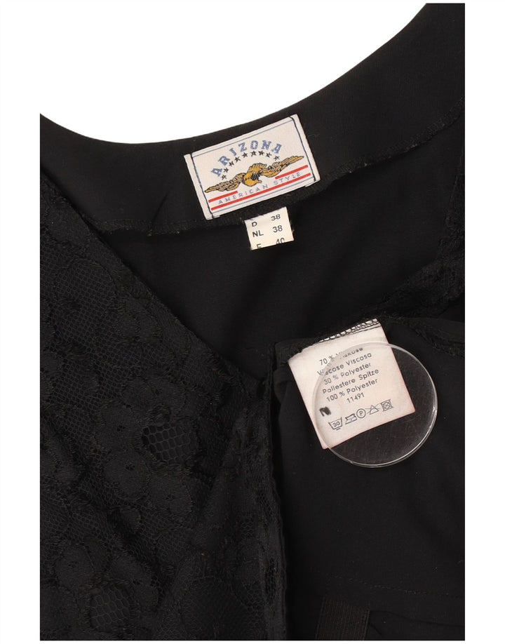 Arizona damevest EU 38 Medium Black Floral Viscose