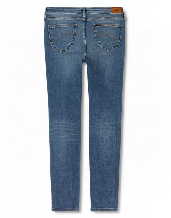 Lee Dame Scarlett Skinny Jeans W32 L31 Blå Bomuld