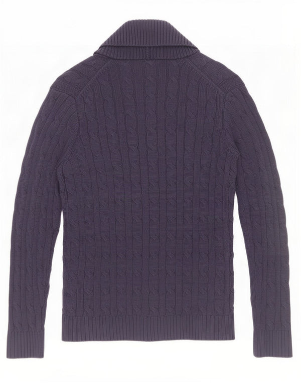 Ralph Lauren piger åben cardigan sweater 15-16 år XL marineblå bomuld